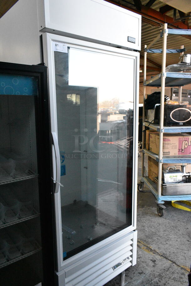 2020 True TSCI-600R-G-PH Metal Commercial Single Door Reach In Cooler Merchandiser. 115 Volts, 1 Phase. Tested and Working! - Image 1 of 4