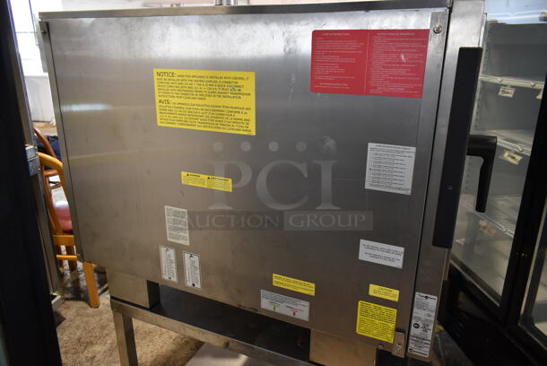 Convotherm  C4eT 6.20 GS Stainless Steel Commercial Natural Gas Powered Combi Convection Oven w/ View Through Door and Metal Oven Racks. 68,200 BTU. - Image 8 of 9