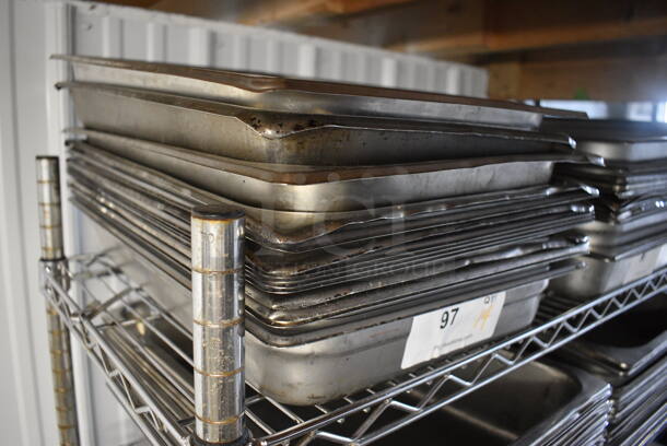 14 Stainless Steel Full Size Drop In Bins. 1/1x2. 14 Times Your Bid! - Image 2 of 4
