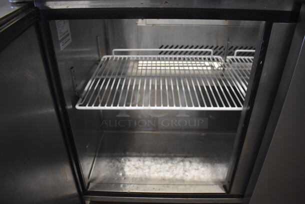 2020 Migali C-SP48-12-HC Stainless Steel Commercial Sandwich Salad Prep Table Bain Marie Mega Top on Commercial Casters. 115 Volts, 1 Phase. 48x30x45. Tested and Working! - Image 6 of 8