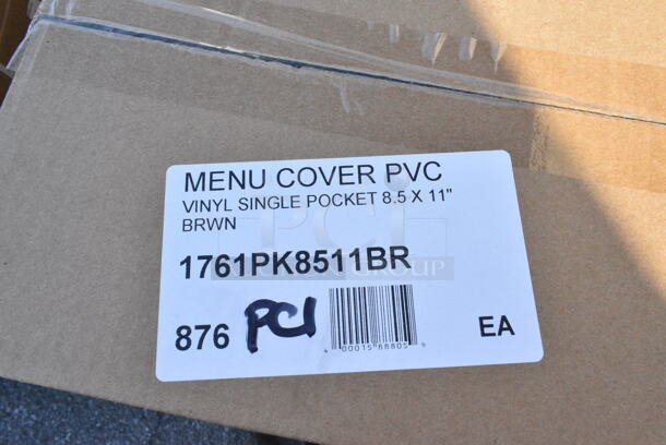 13 BRAND NEW Boxes Including 433WH161118C Choice 16" x 11" x 18 1/4" White Paper Customizable Shopping Bag with Handles - 200/Case,2 Box 1761PK8511BR Choice 8 1/2" x 11" Brown 2-View Single Pocket Menu Cover, 127CH12 Choice 12 oz. Clear RPET Hinged Deli Container - 200/Case, Solo Ultra Clear™ 32AC 32 oz. Customizable Clear PET Plastic Cold Cup - 500/Case, 130BKFKSX500 Choice Black Extra Heavy Weight Wrapped Plastic Cutlery Pack - 500/Case, 760SOUP8WPA Choice 8 oz. White Double Poly-Coated Paper Food Cup with Vented Paper Lid - 250/Case, 795KFT44RNPE Choice 44 oz. Round Kraft PE-Lined Microwavable Take-Out Container 7 5/16" x 2 5/8" - 300/Case. 13 Times Your Bid!  - Image 5 of 12