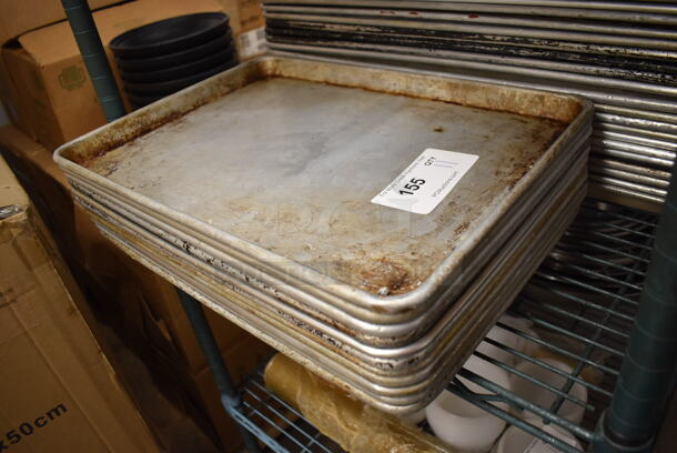 11 Metal Half Size Baking Pans. 13x18x1. 11 Times Your Bid! - Image 2 of 3
