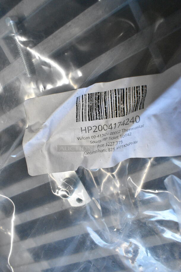 3 BRAND NEW SCRATCH AND DENT! Items Including HP0042375600 Vulcan 00-423756-00004 Dual Point Gas Ignition Contro, HP2004972690 Vulcan 00-497269-00002 Valve,Combo W.R. 25m02-738 Lp, HP2004174240 Vulcan 00-417424-000G2 Thermostat. 3 Times Your Bid!  - Image 7 of 7