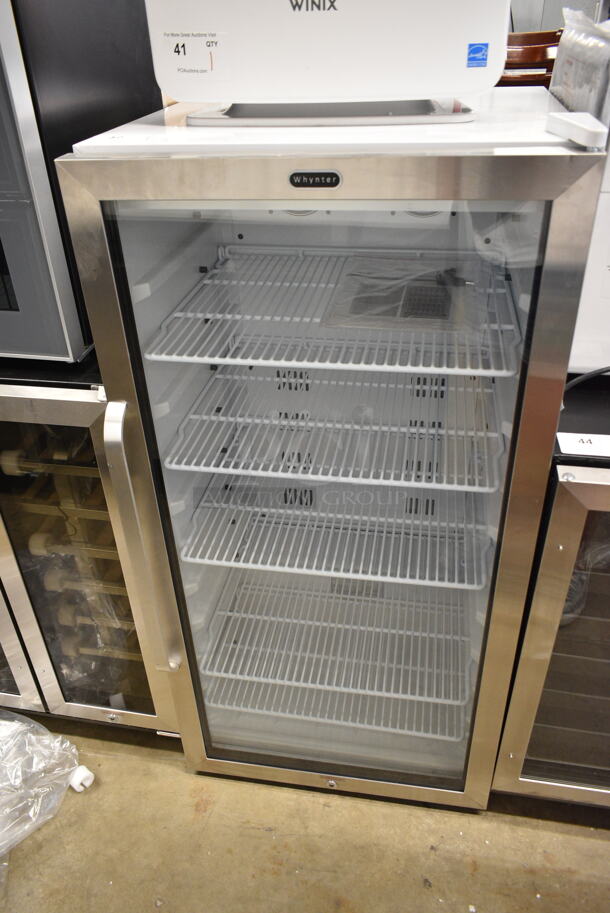 BRAND NEW SCRATCH AND DENT! Whynter CBM-815WS Freestanding 8.1 CF Commercial Beverage Merchandiser. 115 Volt, 1 Phase. Tested and Working! - Image 2 of 7