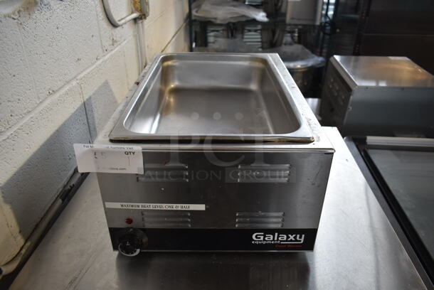 Galaxy 177GW50E Stainless Steel Commercial Countertop Food Warmer. 120 Volts, 1 Phase. Tested and Working! - Image 1 of 5