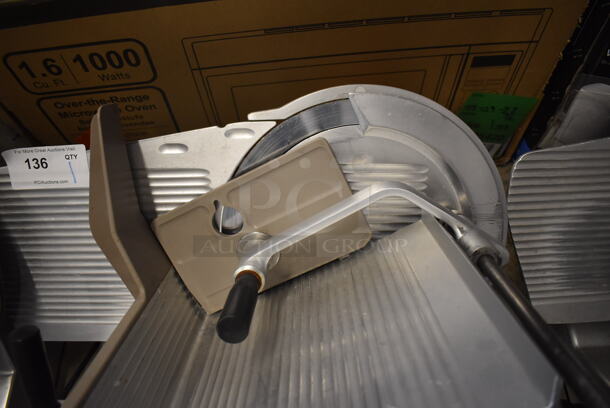 Bizerba Stainless Steel Commercial Countertop Meat Slicer. 120 Volts, 1 Phase. 30x24x24. Tested and Working! - Image 4 of 5