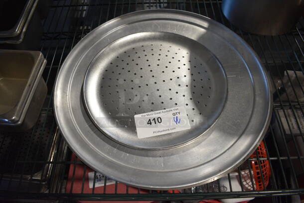 4 Various Metal Round Baking Pans. Includes 18x18. 4 Times Your Bid!