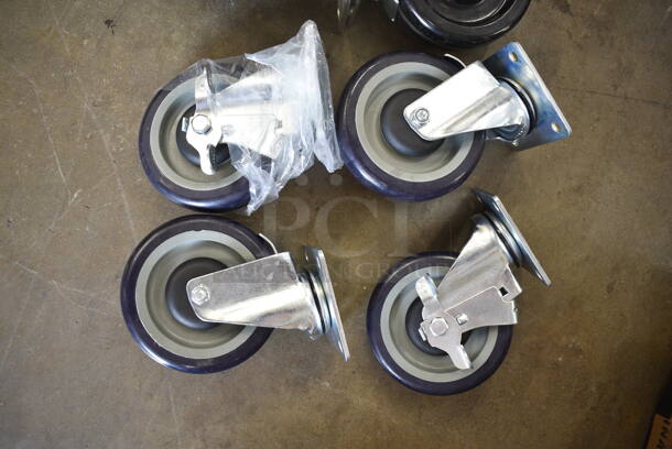 Box of 8 BRAND NEW SCRATCH AND DENT! Commercial Casters - Image 4 of 7