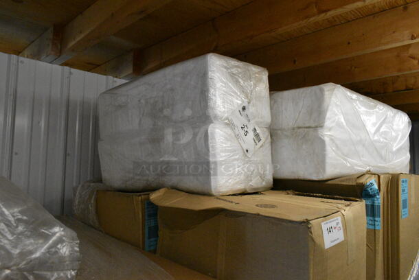 20 BRAND NEW Boxes Including 4oz Grease Resistant Paper Cups and 502056 Polar Pak Hinged Clamshell Containers. 20 Times Your Bid!  - Image 3 of 3