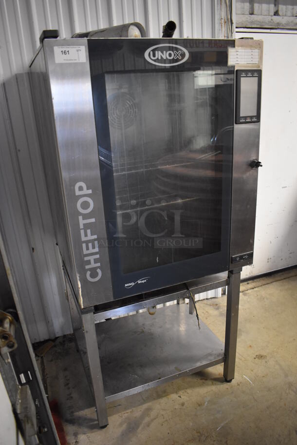 2016 Unox XAVC-10FS-EPR Cheftop Stainless Steel Commercial Electric Powered Combi Convection Oven on Stainless Steel Stand. 208-240 Volts, 3 Phase. 34x36x74 - Image 2 of 10