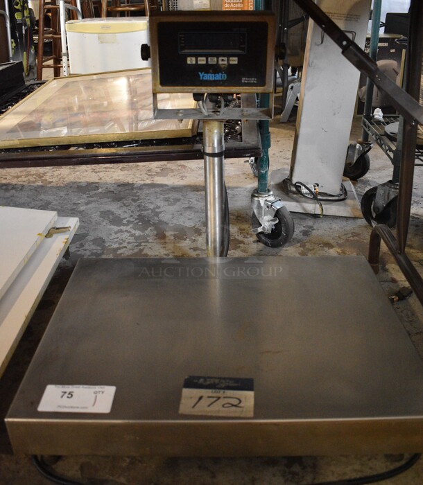 Yamato Model DPI-500 Metal Commercial Countertop Food Portioning Scale. 24x22x25. Tested and Does Not Power On - Image 1 of 3