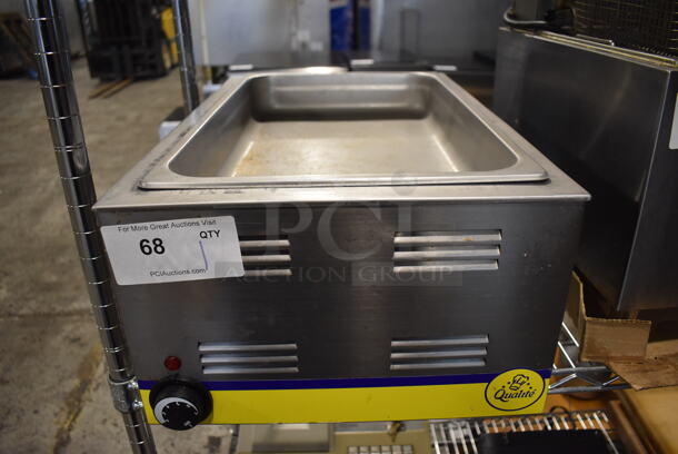 Adcraft FW-1200WF Stainless Steel Commercial Countertop Food Warmer. 120 Volts, 1 Phase. 14.5x22.5x9. Tested and Working!