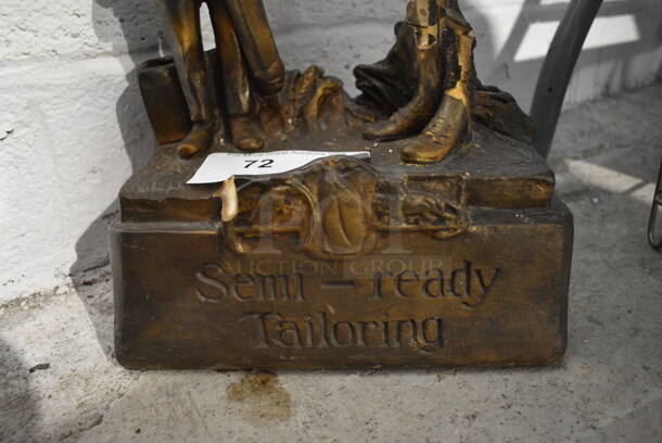 Plaster Statue of Semi Ready Tailoring. 10.5x6x19 - Image 5 of 5