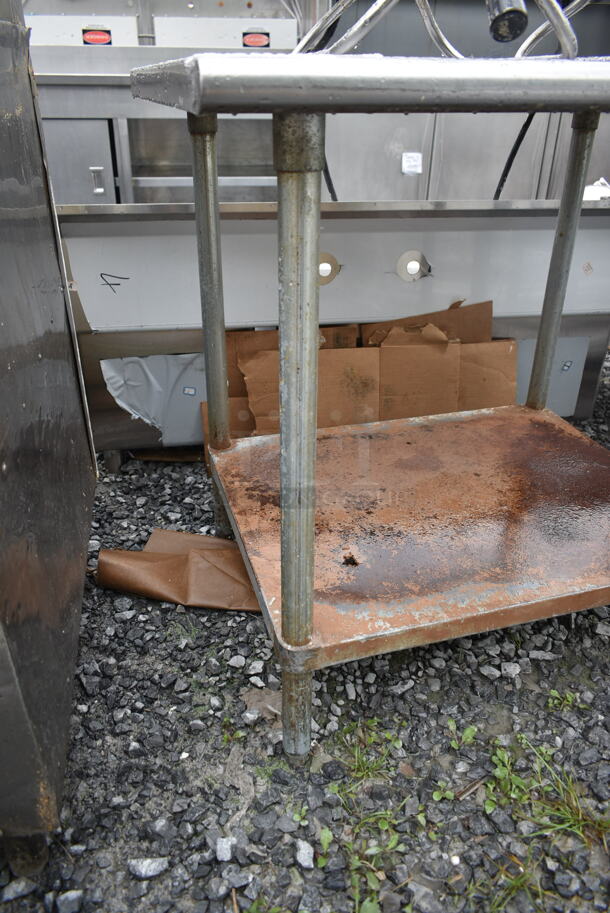 Stainless Steel Table w/ Metal Under Shelf. - Image 5 of 5