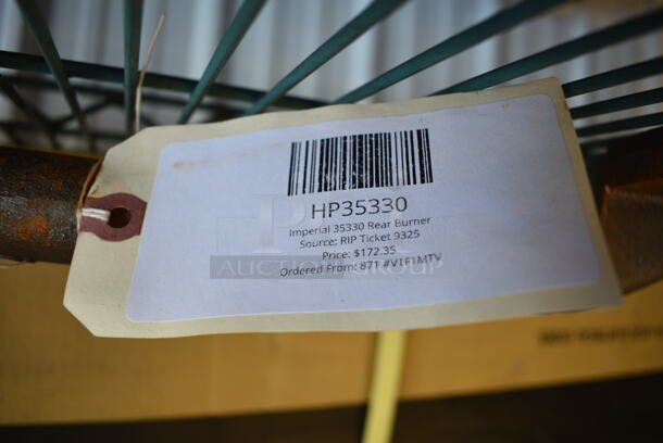 BRAND NEW SCRATCH AND DENT! HP35330 Imperial 35330 Rear Burner - Image 2 of 2