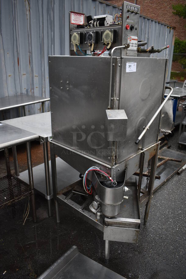 American Dish Service ADS AFC-3DS Stainless Steel Commercial Straight Pass Through Dishwasher. 120 Volts, 1 Phase. 34x34x72 - Image 7 of 7