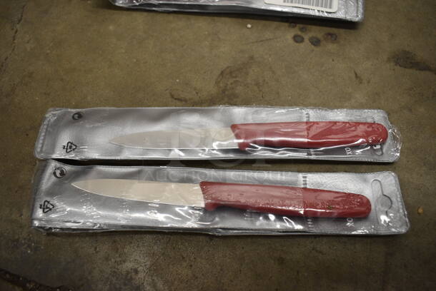 11 BRAND NEW! Sets of 2 Stainless Steel Paring Knives. Total of 22 Knives. 7.25