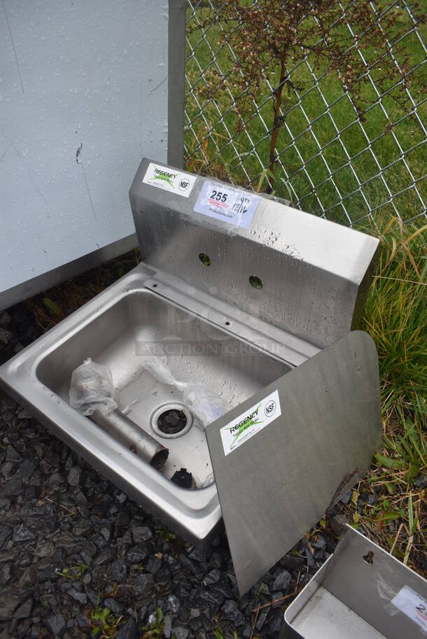 Regency Stainless Steel Commercial Single Bay Wall Mount Sink. 17x15x14 - Image 3 of 4