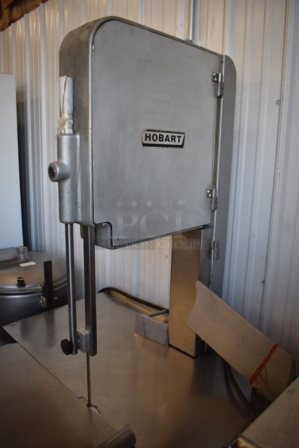 Hobart Metal Commercial Floor Style Meat Saw. 208-240 Volts, 1 Phase. 45x41x73 - Image 4 of 6