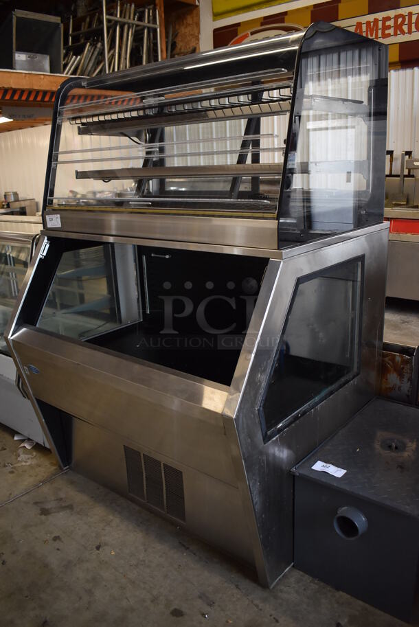 Federal Industries RSS4SC-6 Stainless Steel Commercial Floor Style Open Grab N Go Merchandiser w/ CD4828SS Dry Display Case Top. 120 Volts, 1 Phase. 48.5x39.5x70. Cannot Test Due To Missing Power Cord - Image 3 of 10