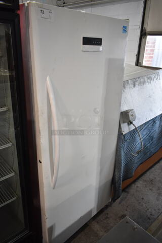 Frigidaire FKFH21F7HWD Metal Single Door Reach In Freezer. 115 Volts, 1 Phase. Tested and Working!