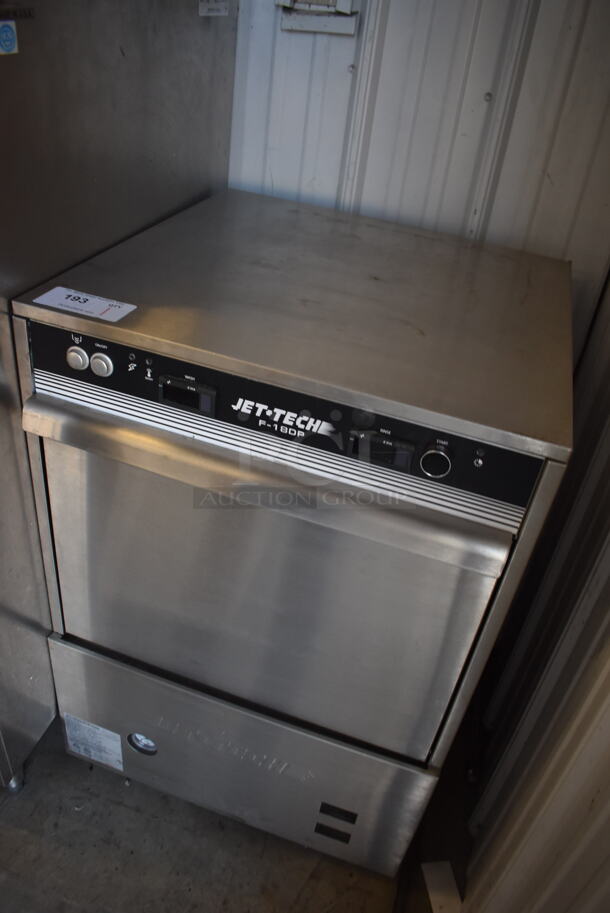 Jet Tech F-18DP Stainless Steel Commercial Undercounter Dishwasher. 220 Volts, 1 Phase. 24x25x35 - Image 3 of 6
