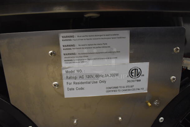 Stainless Steel Electric Range Hood. 120 Volts, 1 Phase. 36x11x22 - Image 4 of 5