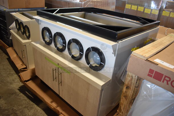 BRAND NEW! Royston 62091046-633 Metal Soda Station w/ 4 Cup Dispensers and 2 Doors. 36x37x32 - Image 2 of 7