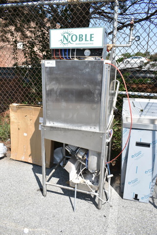 2018 Noble Wareforce I-E Stainless Steel Commercial Straight Pass Through Dishwasher. 115 Volts, 1 Phase. 