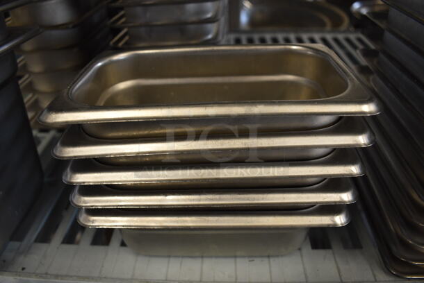 5 Stainless Steel 1/9 Size Drop In Bins. 1/9x2. 5 Times Your Bid! - Image 1 of 3