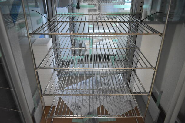 BRAND NEW SCRATCH AND DENT! Hatco FDWD-1X Flav-R-Fresh Humidified Impulse Hot Food Display Cabinet With 4 Shelf Stationary Rack. 120 Volts, 1 Phase. Tested and Working! - Image 6 of 7