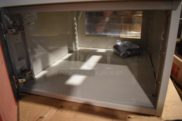 BRAND NEW! Royston Metal Soda Station w/ 3 Cup Dispensers and 2 Doors. 24x31x27 - Image 6 of 7