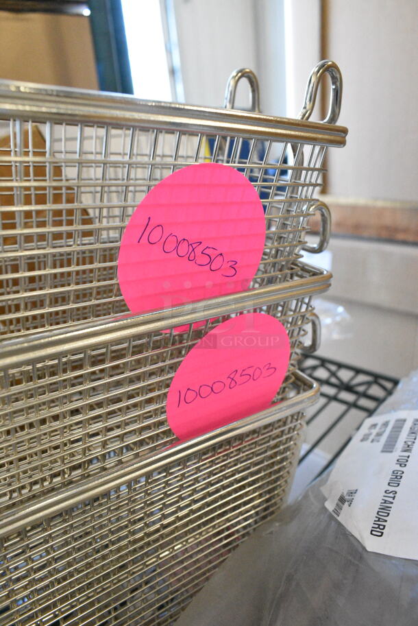 3 BRAND NEW SCRATCH AND DENT! Metal Fry Baskets. 3 Times Your Bid!  - Image 4 of 4