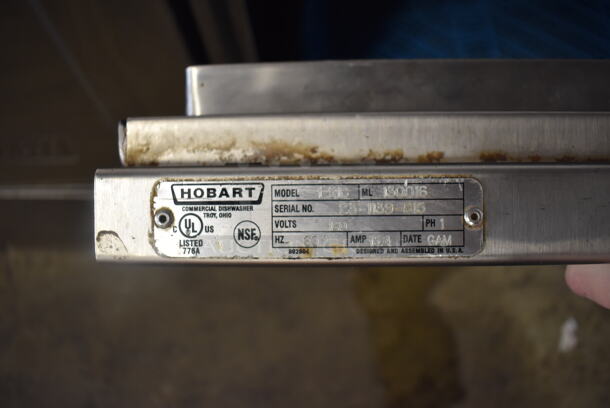 Hobart LXIC Stainless Steel Commercial Undercounter Dishwasher. 120 Volts, 1 Phase. 24x27x34 - Image 5 of 7