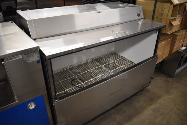 True TMC-58-S Stainless Steel Commercial Milk Cooler on Commercial Casters. 115/208-240 Volts, 1 Phase. 58x34x47 - Image 5 of 6