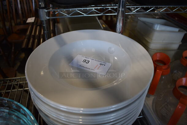 11 White Ceramic Pasta Plates. 12x12x2. 11 Times Your Bid! - Image 2 of 4
