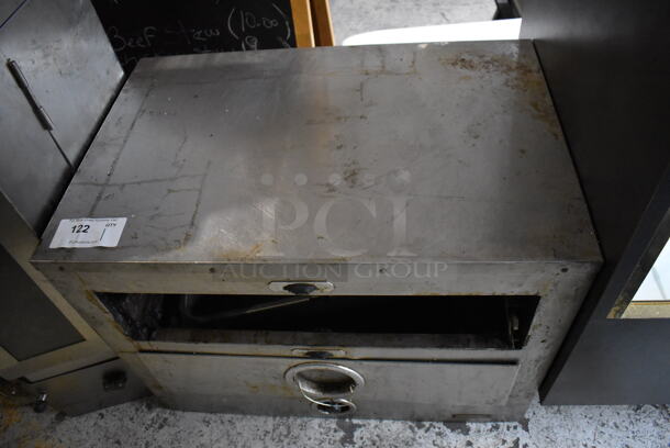 Stainless Steel Commercial 2 Drawer Warming Drawer. 29x19.5x21.5. Tested and Does Not Power On - Image 4 of 5