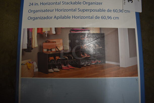 BRAND NEW IN BOX! ClosetMaid Wood Pattern Shoe Rack - Image 3 of 5