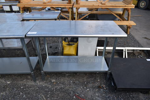 Stainless Steel Table w/ Under Shelf.