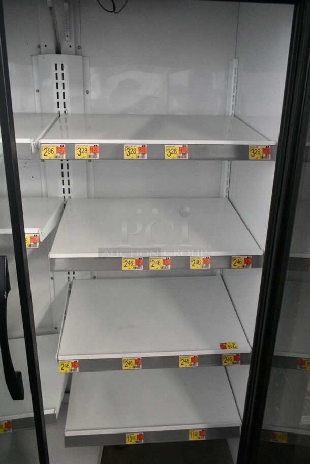 2019 True TVM-48SL-HC Metal Commercial 2 Door Reach In Cooler Merchandiser w/ Racks. 115 Volts, 1 Phase. Tested and Working! - Image 3 of 5