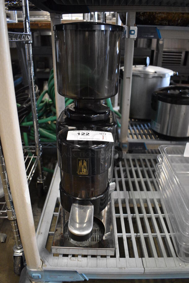UFA Express Model E1664 Metal Commercial Countertop Espresso Bean Grinder w/ Hopper. 110 Volts, 1 Phase. 7x18x22. Tested and Working! - Image 2 of 5