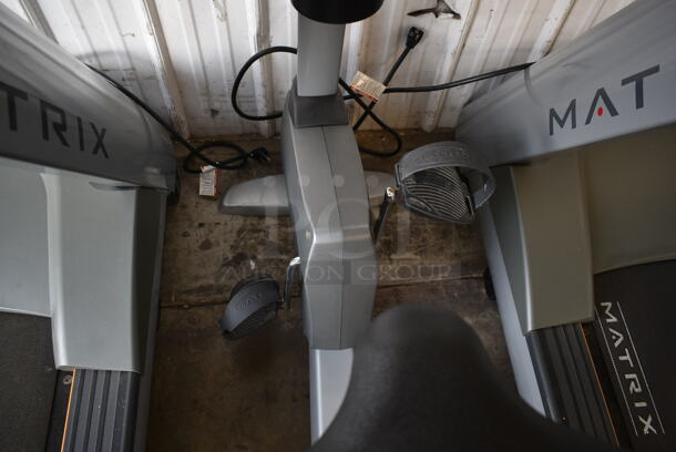 Matrix Commercial Floor Style Stationary Exercise Bicycle. Cannot Test Due TO Missing Power Cord - Image 4 of 5
