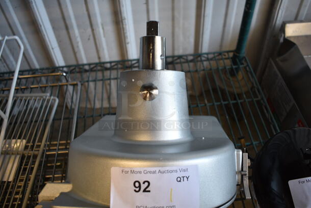 BRAND NEW SCRATCH AND DENT! Avantco 177MX20SHRDR Metal Pelican Head Shredder Attachment for MX20 - Image 3 of 4