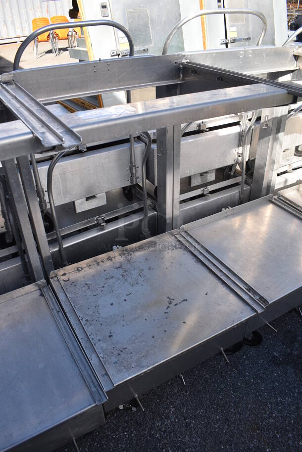Metal Commercial Dolly on Commercial Casters. 27x31x50 - Image 2 of 4