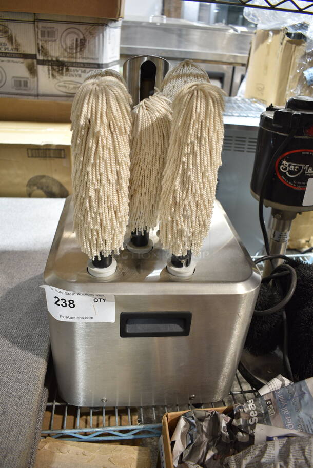 Bar Maid GP-100 Stainless Steel Commercial Countertop Glass Washer. 110-120 Volts, 1 Phase. Tested and Working! - Image 1 of 3