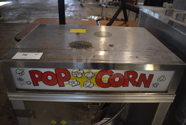 Gold Medal 2001ST Metal Commercial Countertop Popcorn Machine Merchandiser. 120 Volts, 1 Phase. 27x20x40. Cannot Test Due To Plug Style - Image 7 of 7