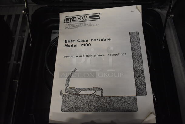 Eyecom 2100 Portable Microfishe Reader in Hard Case. 13x18.5x5.5 - Image 6 of 7