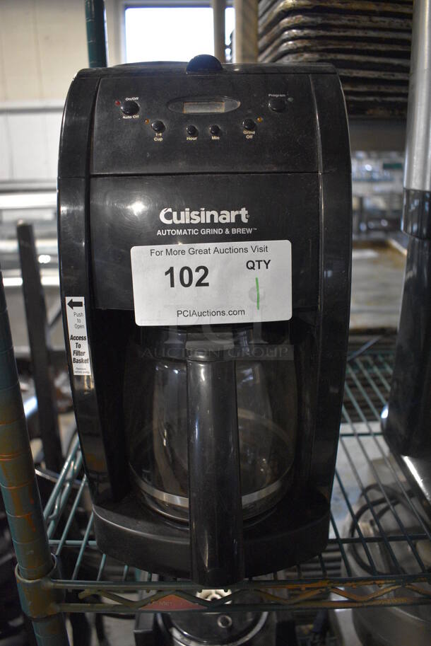 Cuisinart Countertop Coffee Machines w/ Coffee Pot. 8x16x16