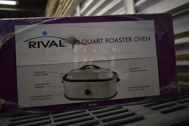 BRAND NEW IN BOX! Rival 18 Quart Roaster Oven.  - Image 4 of 7
