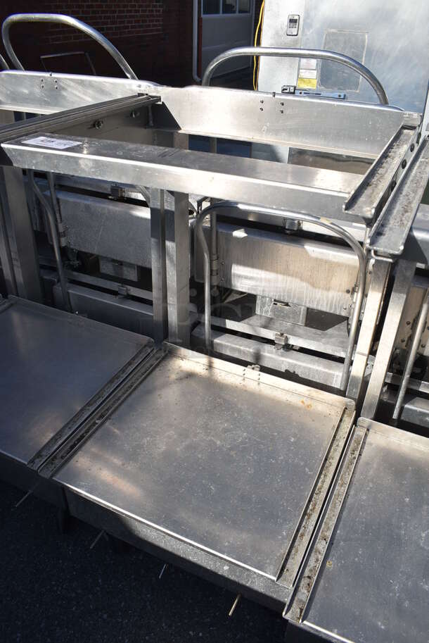 Metal Commercial Dolly on Commercial Casters. 27x31x50 - Image 2 of 4